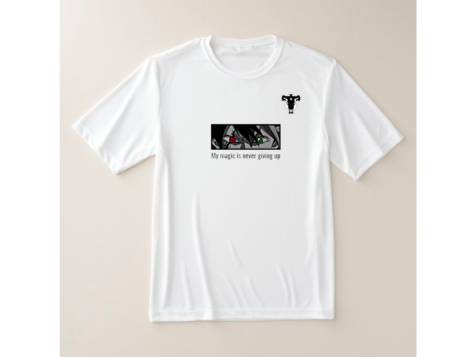 Camiseta Mi Magia Es No Rendirme, parte delantera